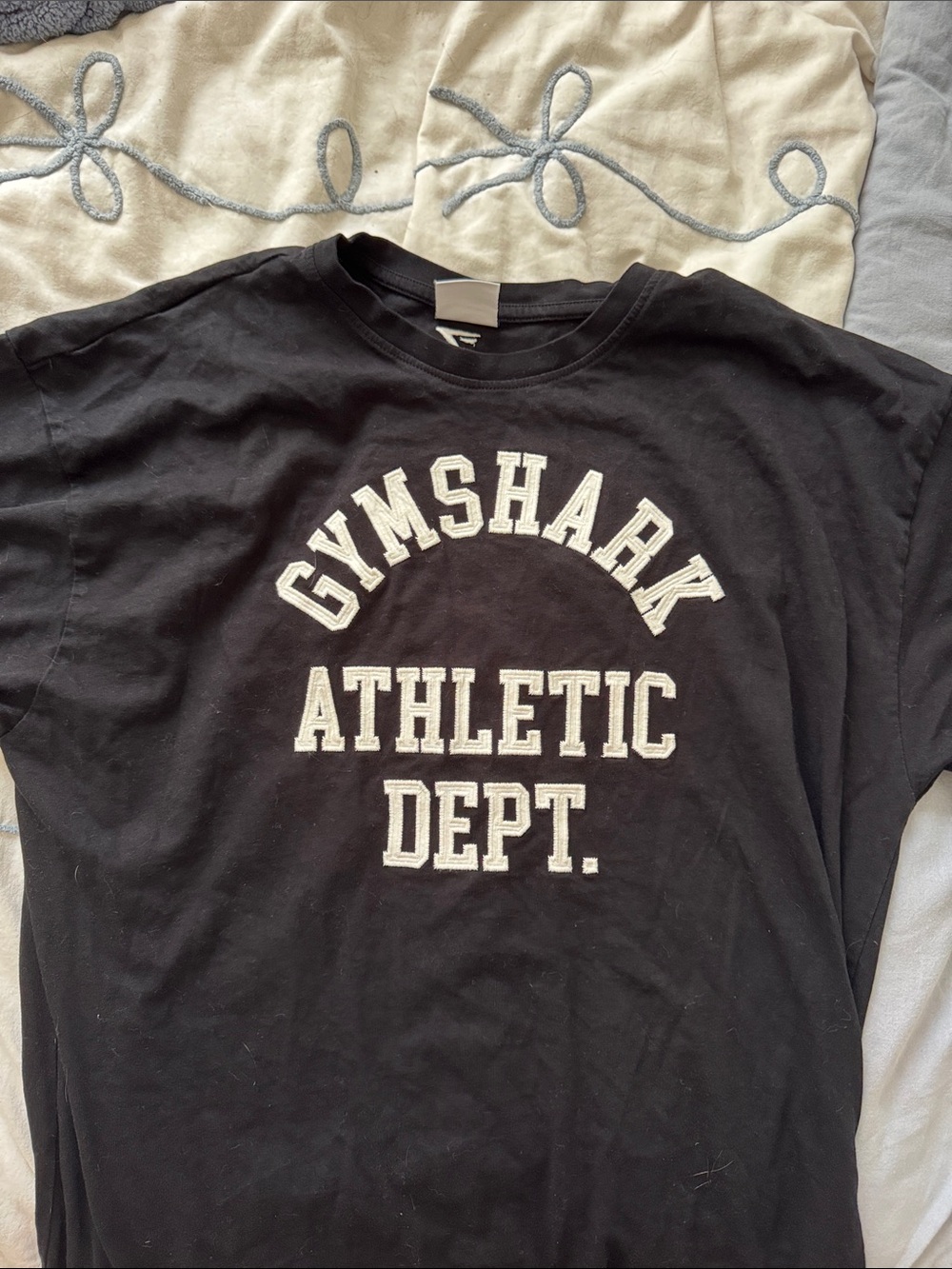 Gymshark Black 'Athletic Dept.' Graphic T-Shirt